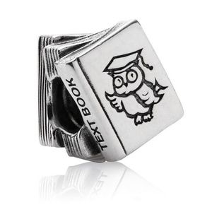 AUTHENTIC PANDORA STUDY BOOKS CHARM